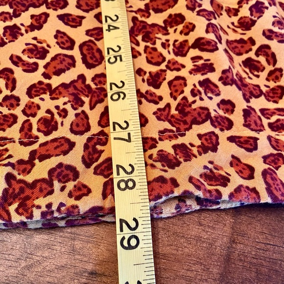 ⚜️Free People Bennie leopard print wide leg pant⚜️ - Picture 9 of 13